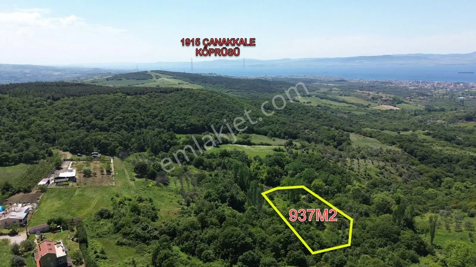 Çanakkale Lapseki Mecidiye De Satılık 937 M2 Tarla 550.000 Tl - Görsel 3
