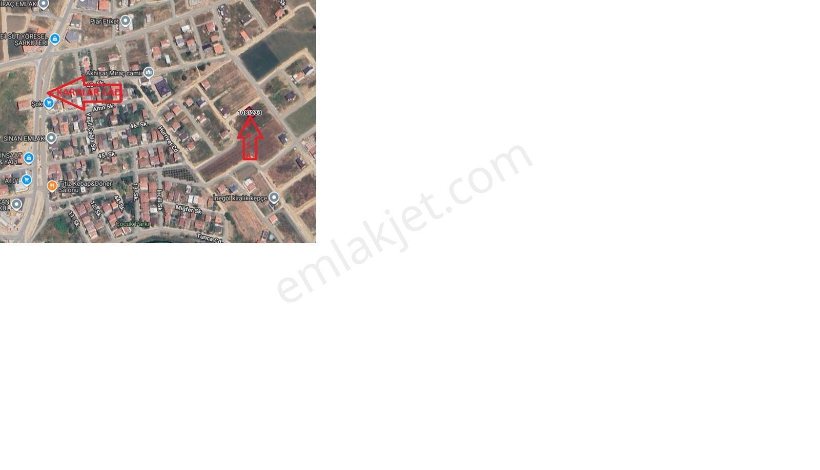 İnegöl Akhisar Da Satılık Mükemmel Arsa - Görsel 4
