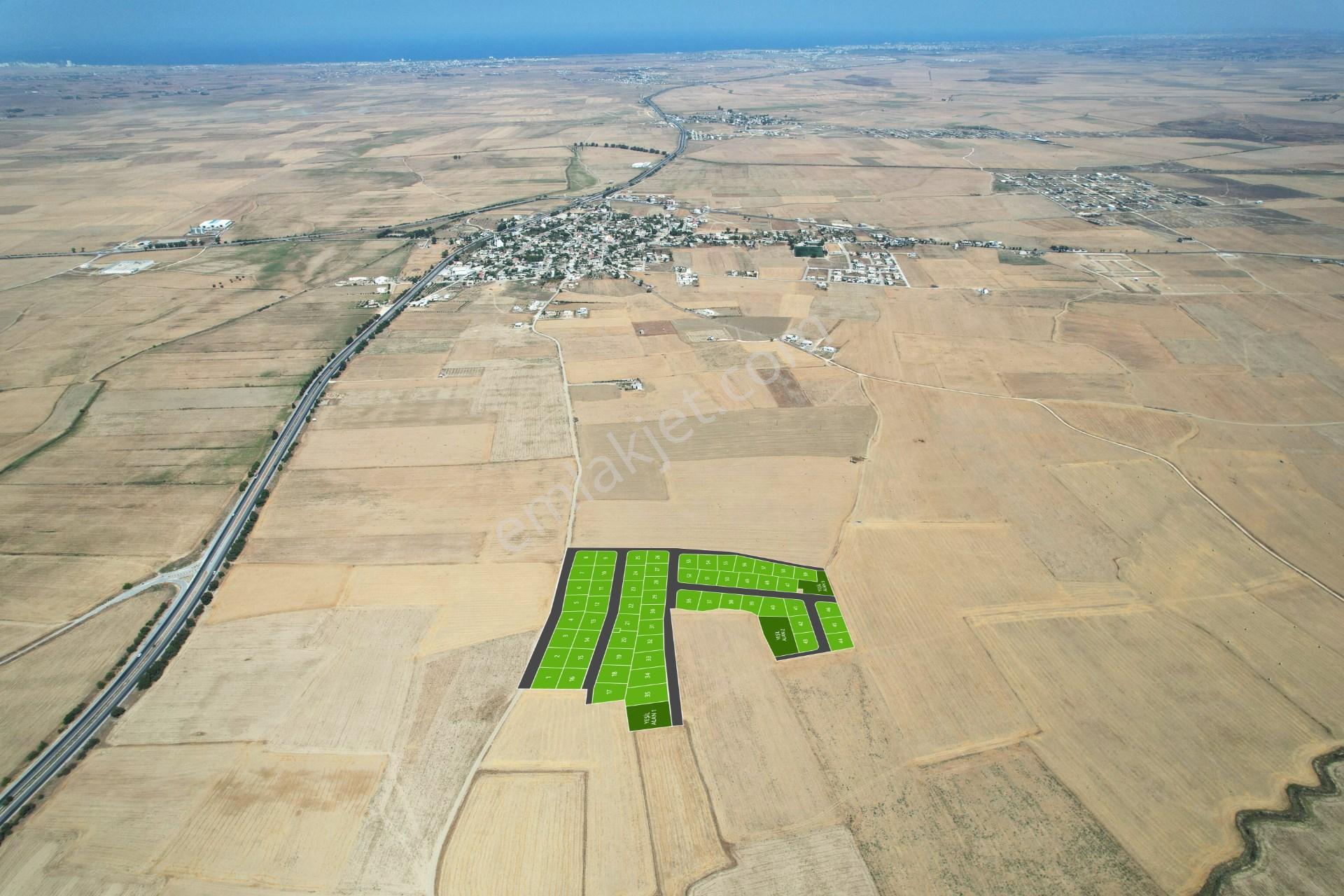 Gazimağusa Dörtyol Bölgesinde Yüksek Kat İzinli Taksitli Satılık Arsalar - Görsel 6