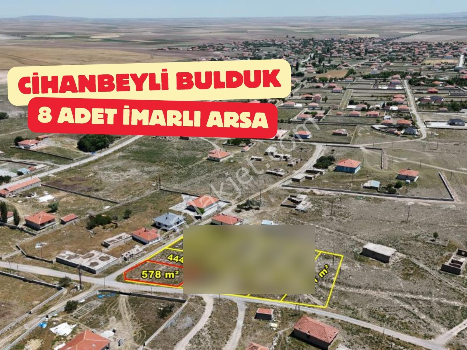 Cihanbeyli Bulduk'da 578 M² Müstakil Konut İmarlı Kupon Arsa