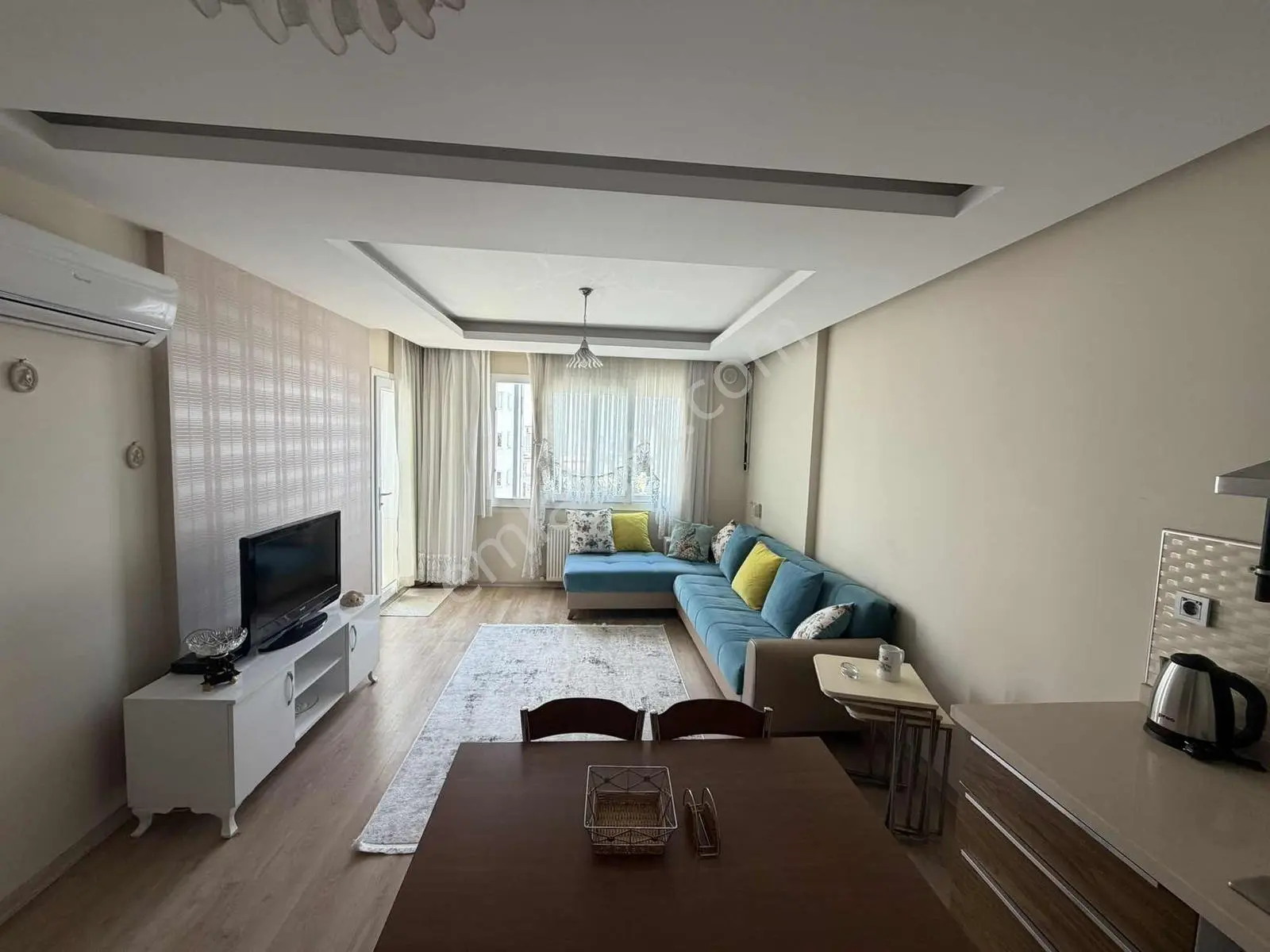 Gürselpaşada Havuzlu Güvenlikli Sitede Ful Eşyalı 1+1 Daire - Görsel 19