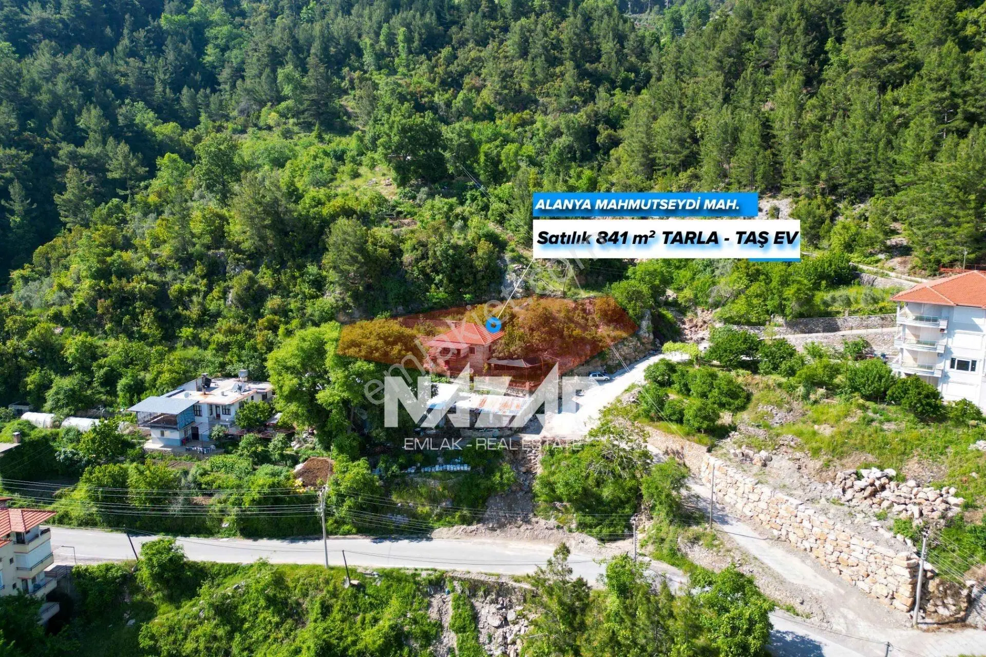Alanya Mahmutseydi’de 841 M² Satılık Tarla Ve 1+1 Eşyalı Ev - Görsel 3