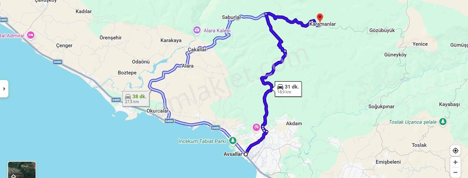 Alanya Karamanlarda Satılık 1.603 M2 Köy İçi Arsa - Görsel 21