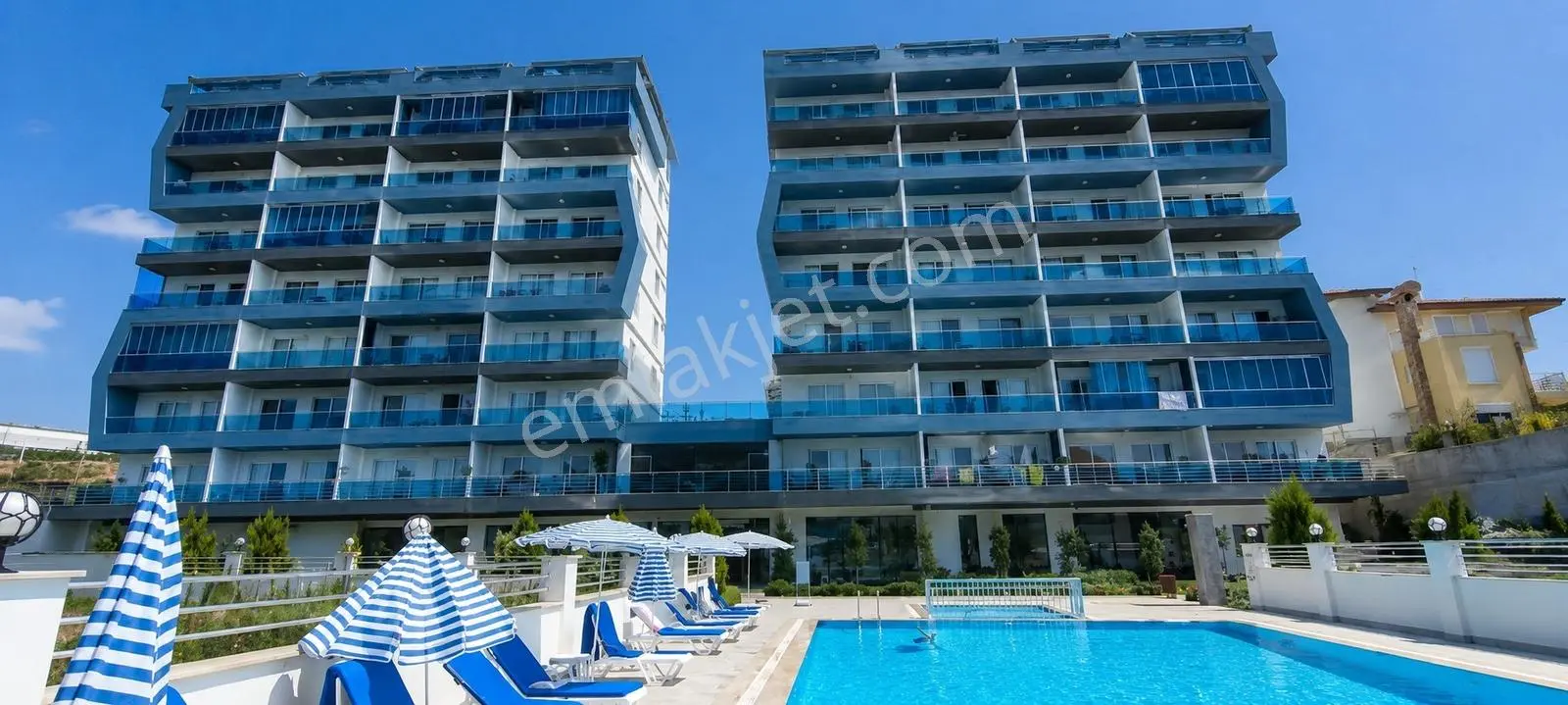 Alanya Mahmutlar 1+1 55m2 Kısmi Lüks Eşyalı Full Aktivite Fırsat