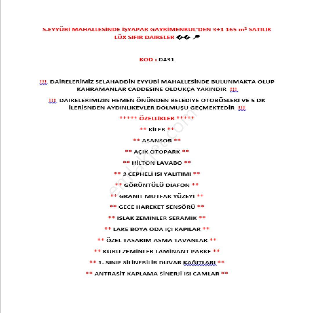 Selehaddin Eyyubi'de Kahramanlar Caddesine Oldukça Yakın Lüks 3+1 Daire - Görsel 10