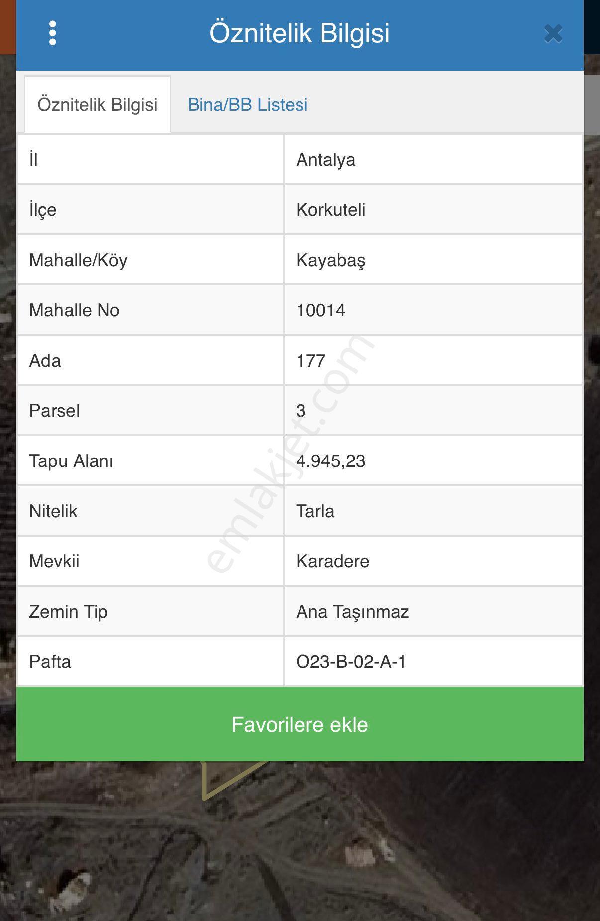 Satılık Tarla | Korkuteli Kayabaş’ta Yola Cepheli 5.000 M² - Görsel 2