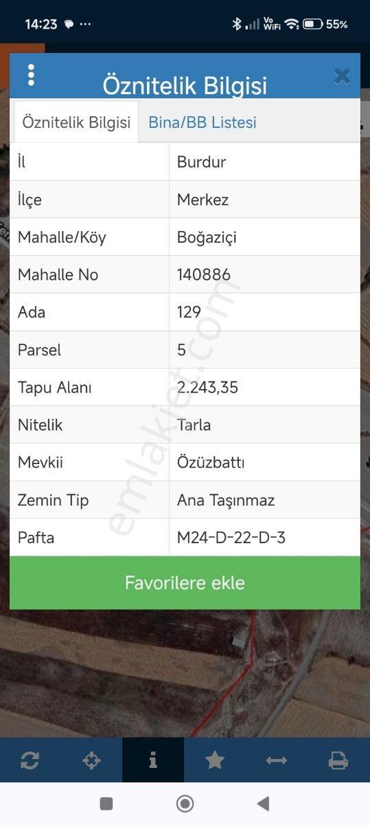 Asfalt Yola Cepheli Araç Takasına Uygun Tarla - Görsel 3
