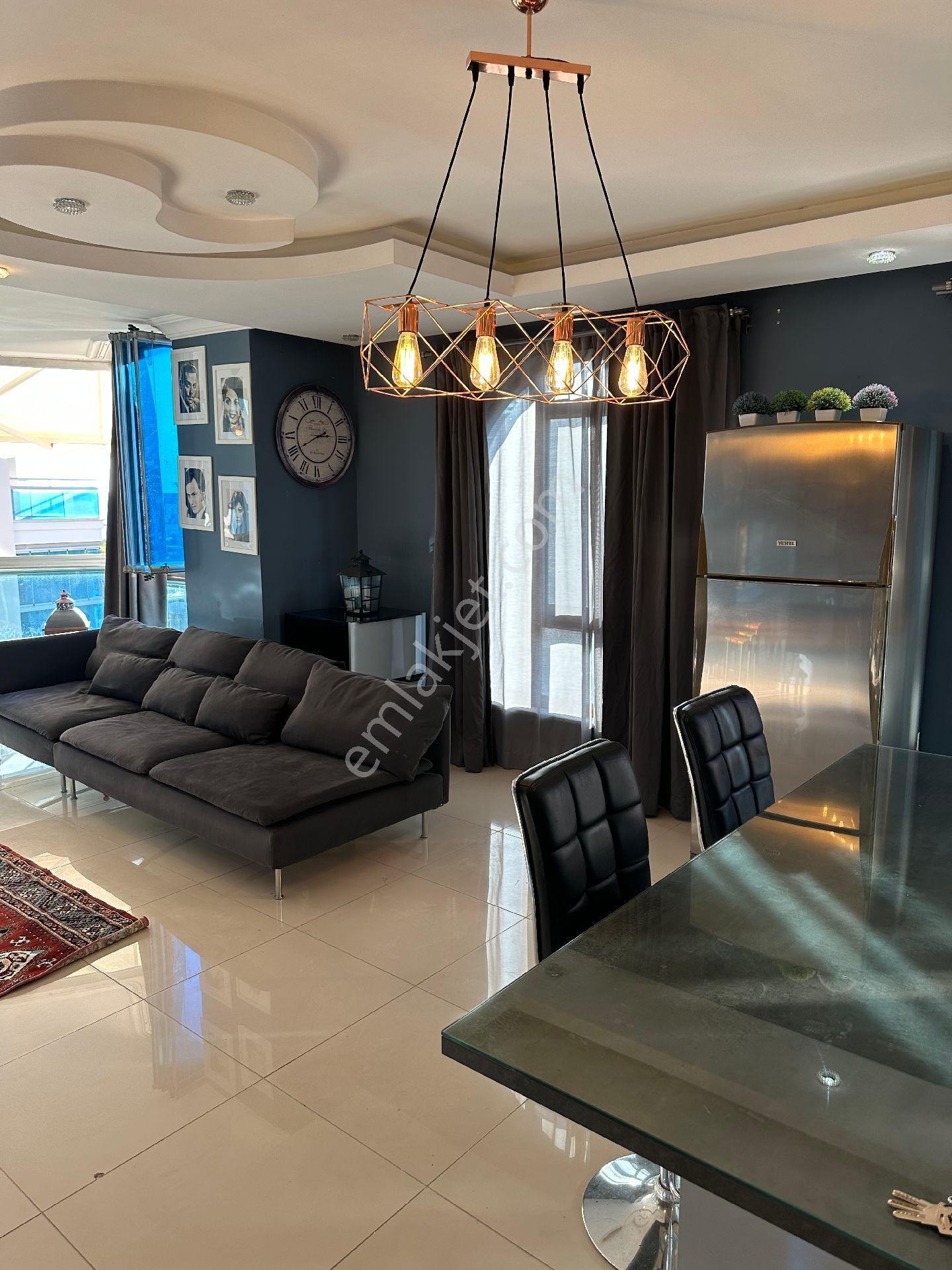 Luxury 3th Floor 2+1 Apartment With Sea View & Pool İn Of Kale Sitesi, Kestel - Görsel 23