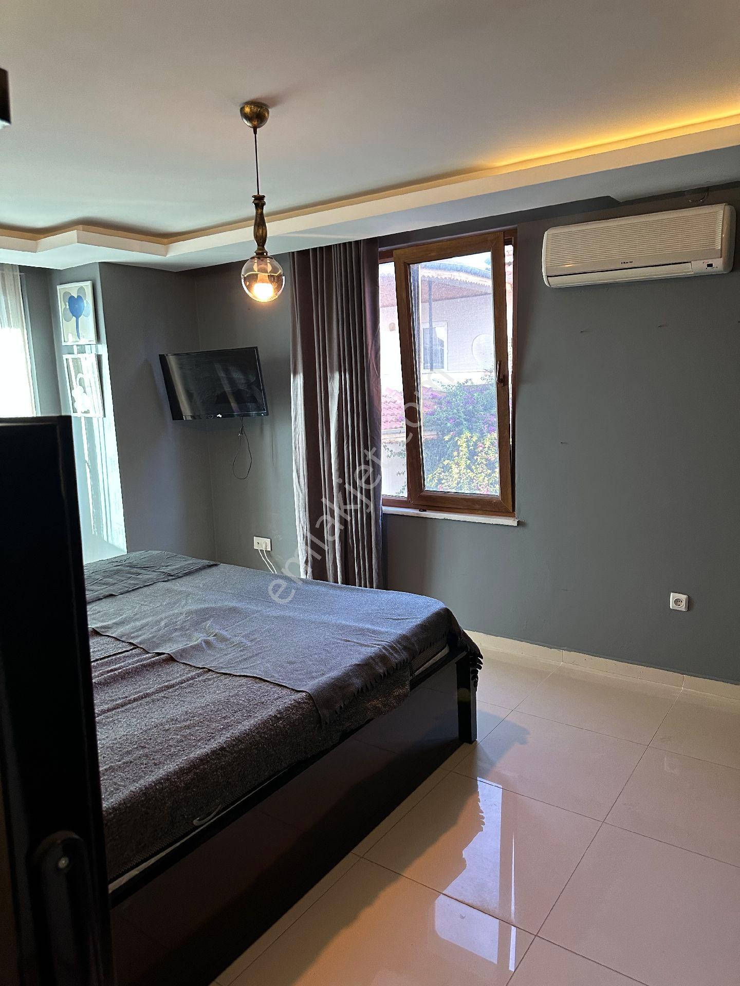 Luxury 3th Floor 2+1 Apartment With Sea View & Pool İn Of Kale Sitesi, Kestel - Görsel 15
