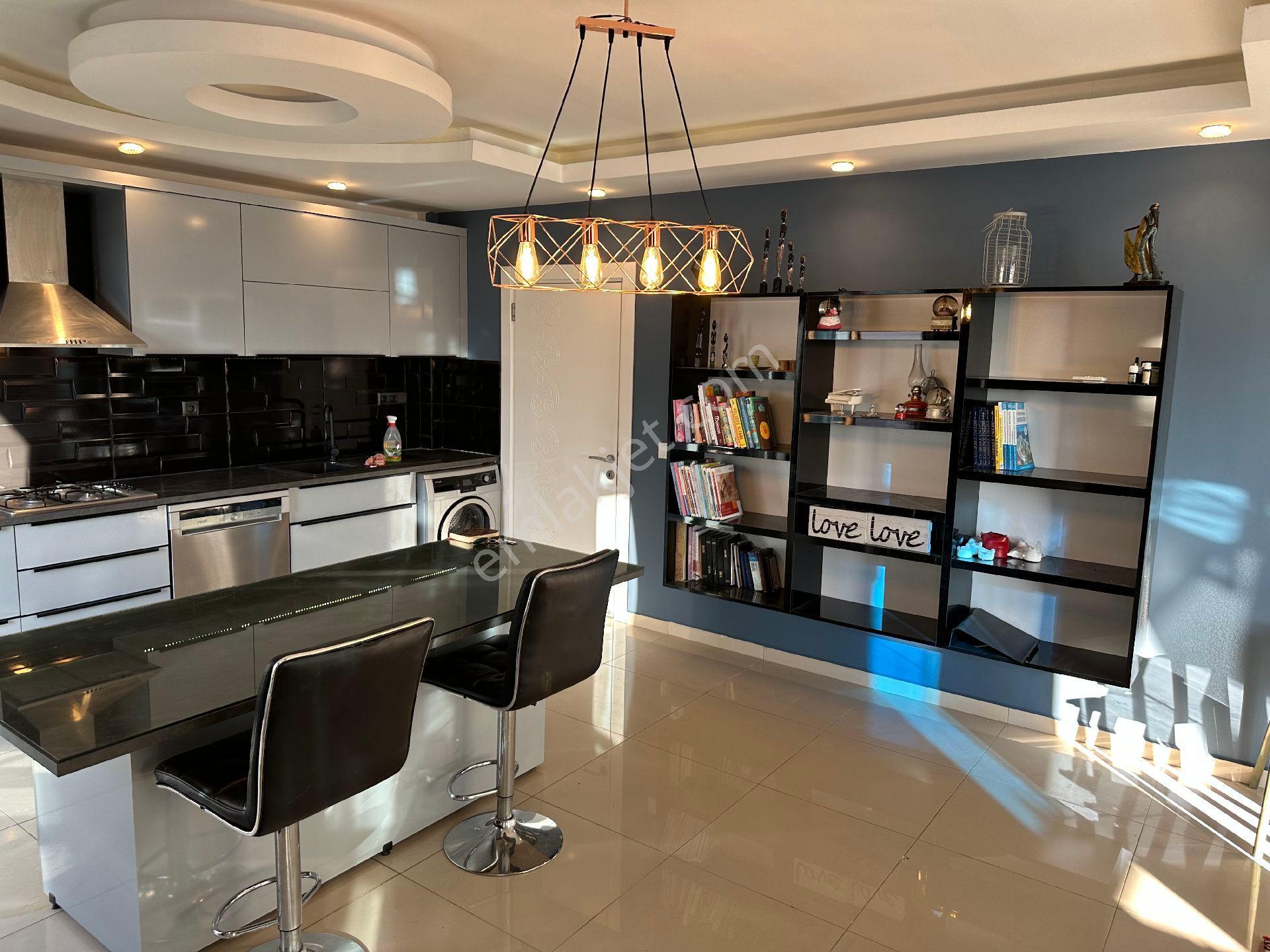 Luxury 3th Floor 2+1 Apartment With Sea View & Pool İn Of Kale Sitesi, Kestel - Görsel 27