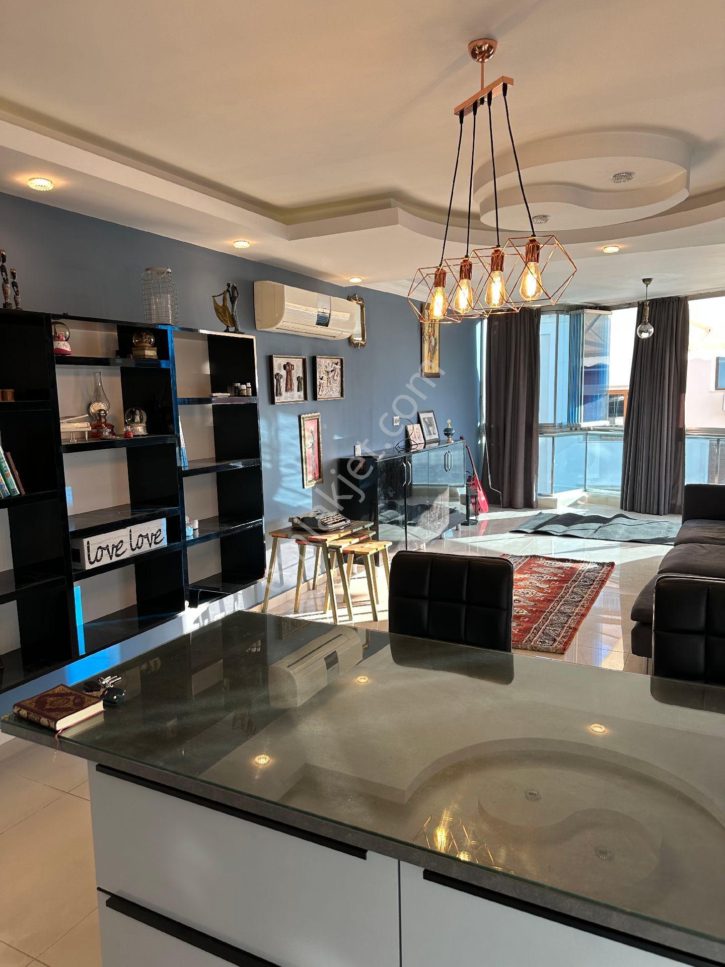 Luxury 3th Floor 2+1 Apartment With Sea View & Pool İn Of Kale Sitesi, Kestel - Görsel 22