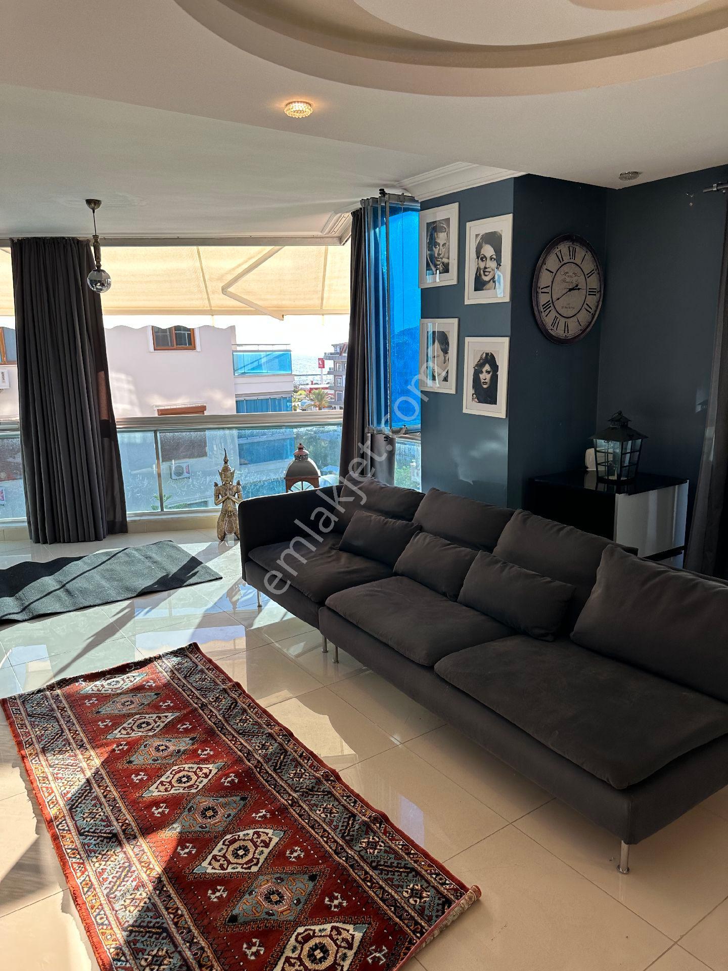 Luxury 3th Floor 2+1 Apartment With Sea View & Pool İn Of Kale Sitesi, Kestel - Görsel 26