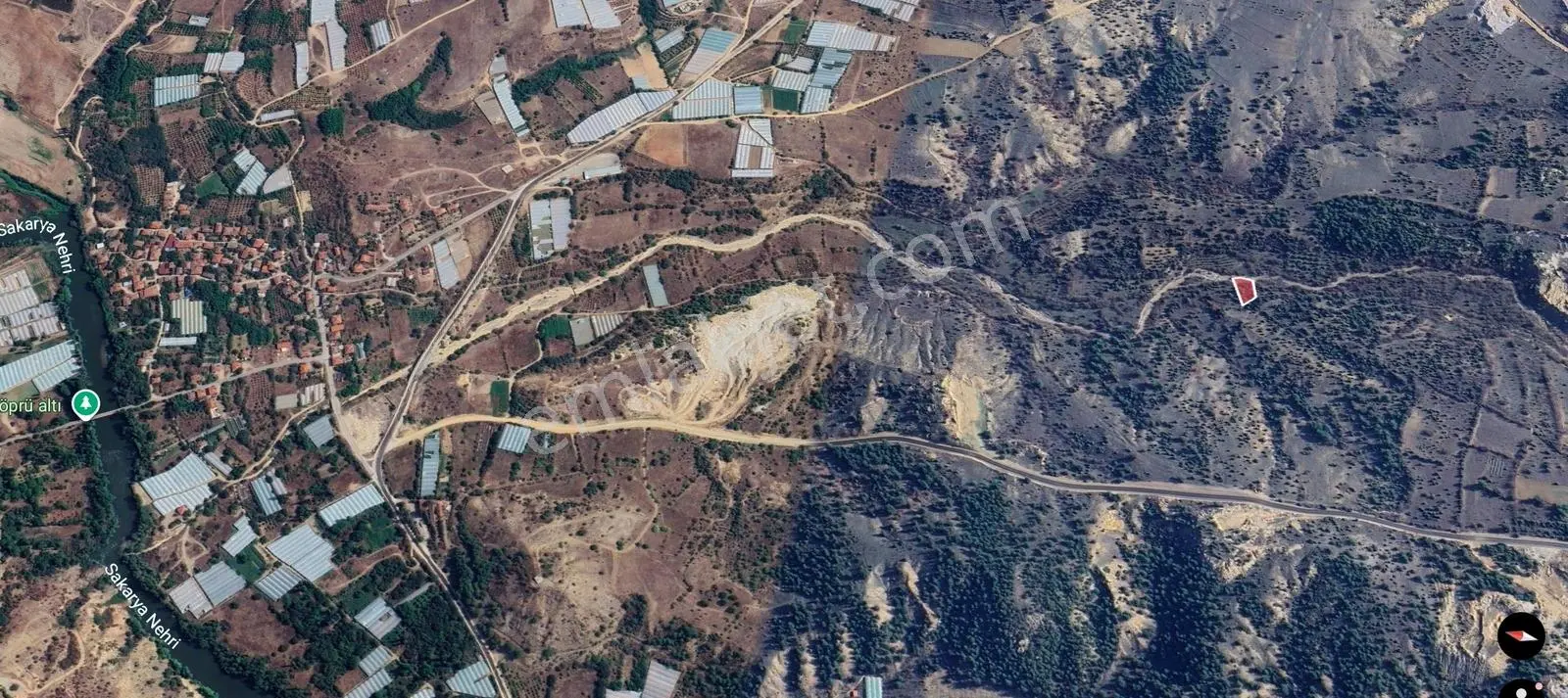 Söğüt Yakacık'ta Yatırımlık Yolu Açık 880 M² Satılık Bağ - Görsel 2