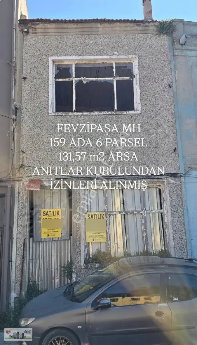 Han Emlak Otomotiv'den Çarşı Merkez'de 131 M2 3 Kat İmarlı Arsa