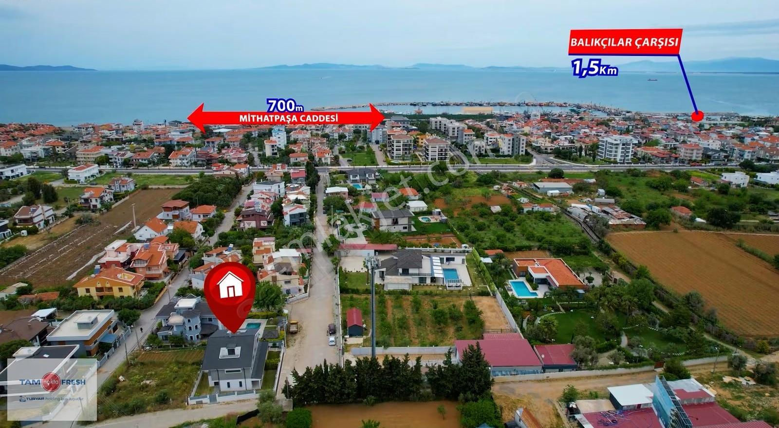 Güzelbahçe Yalı Mahallesi'nde Özenle Tasarlanmış Villa... - Görsel 16