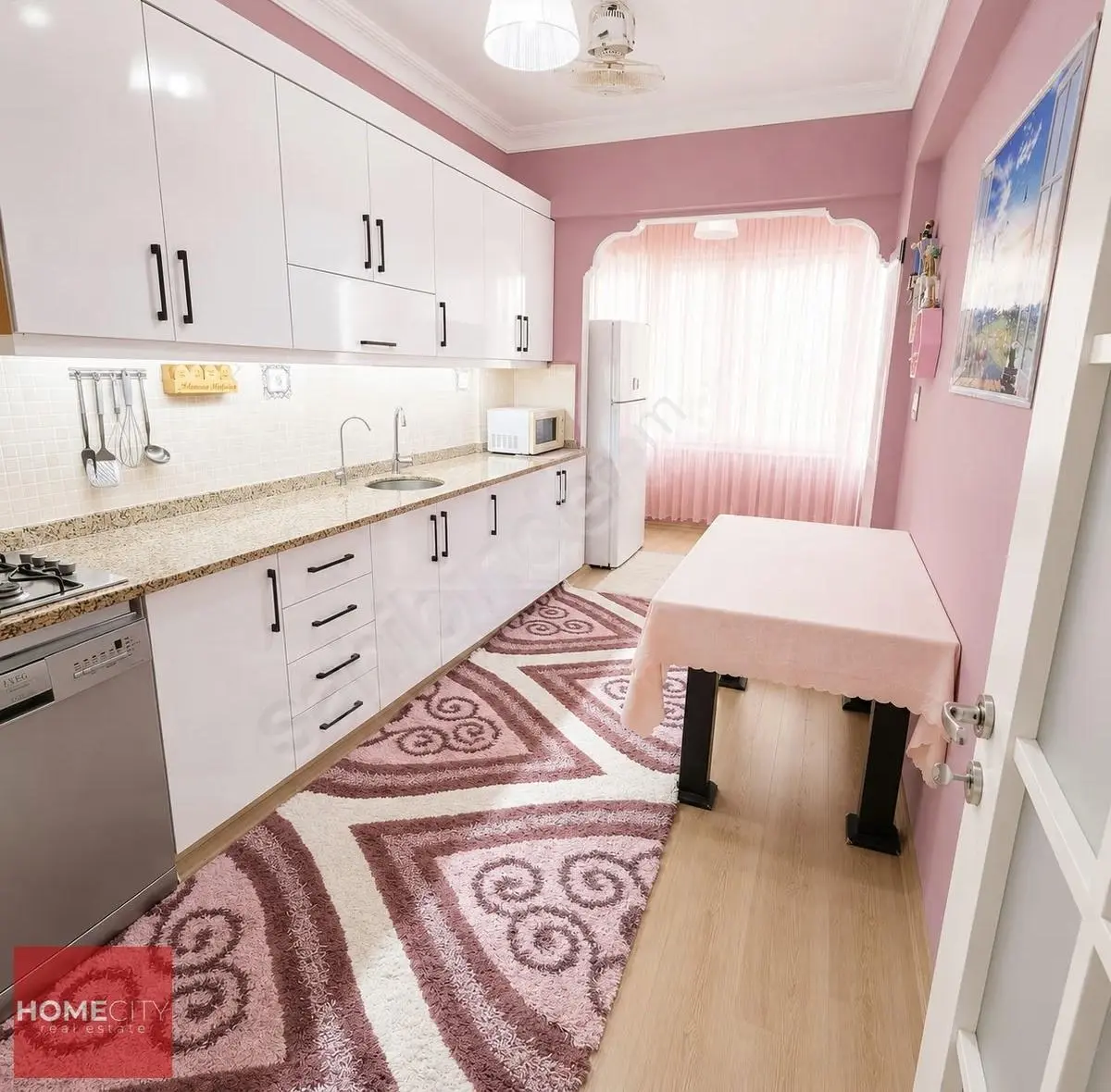 Alanya Mahmutlar 2+1 115m2 Cam Balkon Deniz 300 Metre 3 Cephelii