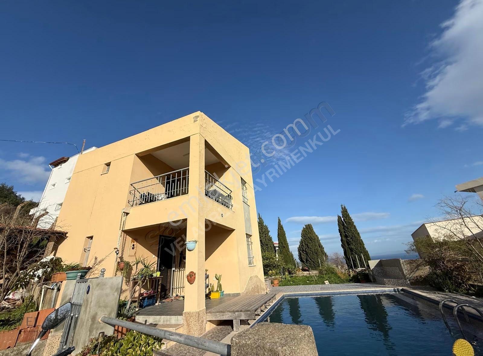 Urla Çeşmealtı Yazlık Kiralık 2+1 Deniz Manzaralı Villa - Görsel 29