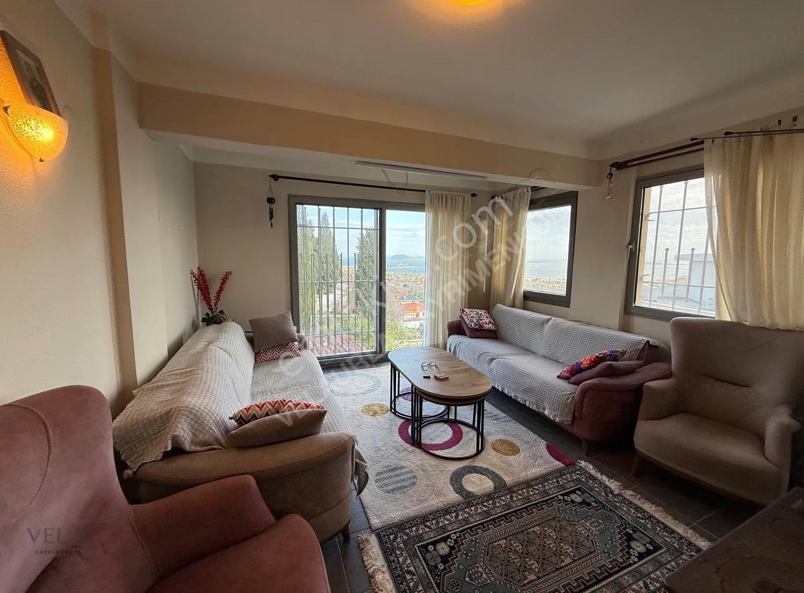 Urla Çeşmealtı Yazlık Kiralık 2+1 Deniz Manzaralı Villa - Görsel 31