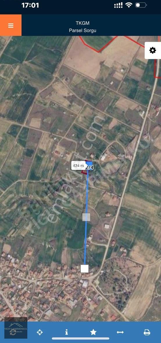 Enezin İncisi Büyükevrende Satılık 1367 M2 Tarla - Görsel 6