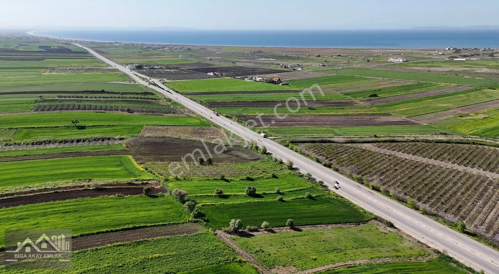 Balıkesir Gönen Çanakkale Bursa Karayoluna Cephe Satılık Arazi
