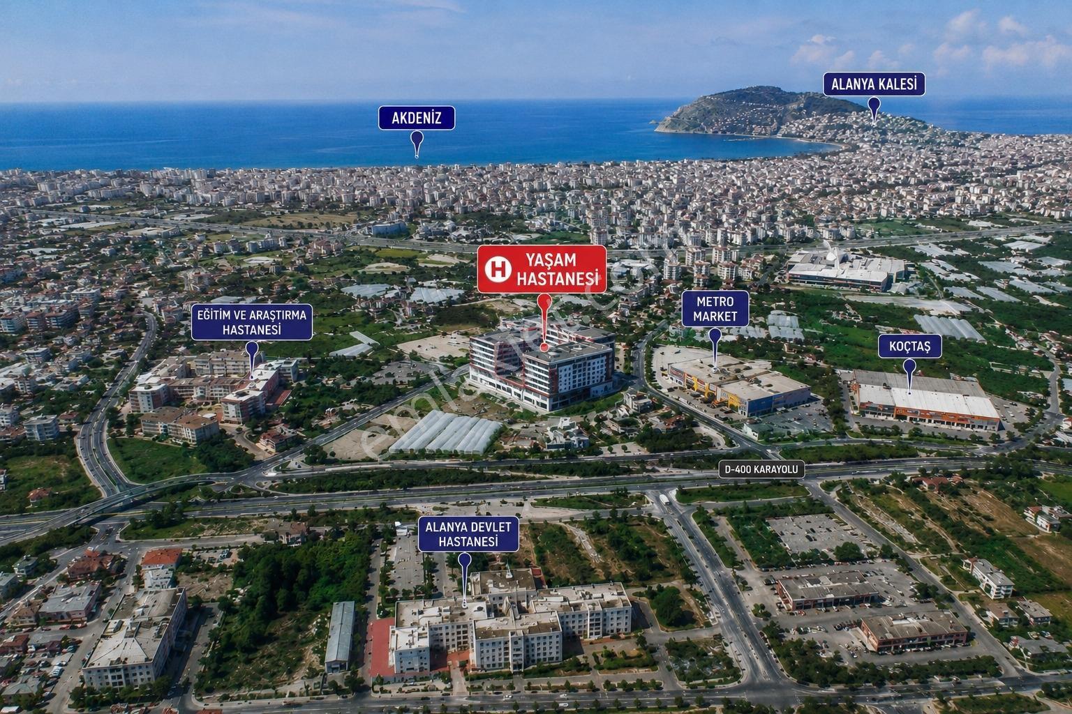 Alanya Şekerhane 2+1 110m2 Denize 900 Metre Kupon Daireeeeeeeeee - Görsel 26