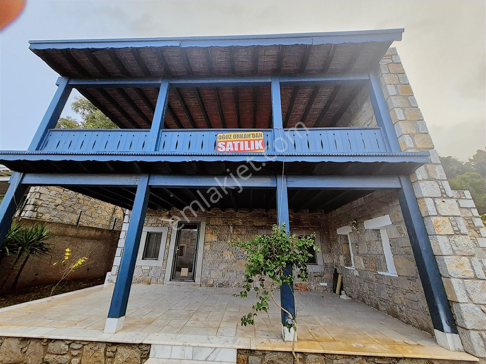 Bodrum Yakaöy'de Site İçinde 3+1 Müstakil Taş Villa - Görsel 26