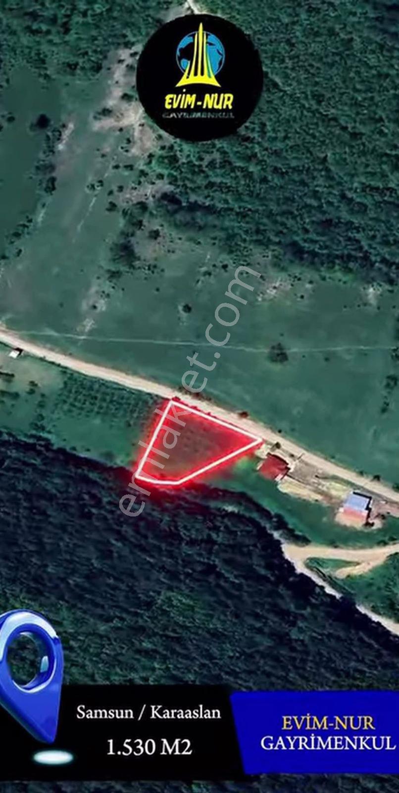 Samsun Kavak Karaaslan Mh 1530m2 Yola Cephe Yerleşik Alan İçerisinde Fırsat Satılık Atırımlık Tarla - Görsel 14