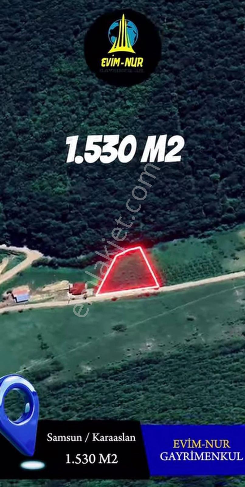 Samsun Kavak Karaaslan Mh 1530m2 Yola Cephe Yerleşik Alan İçerisinde Fırsat Satılık Atırımlık Tarla - Görsel 2