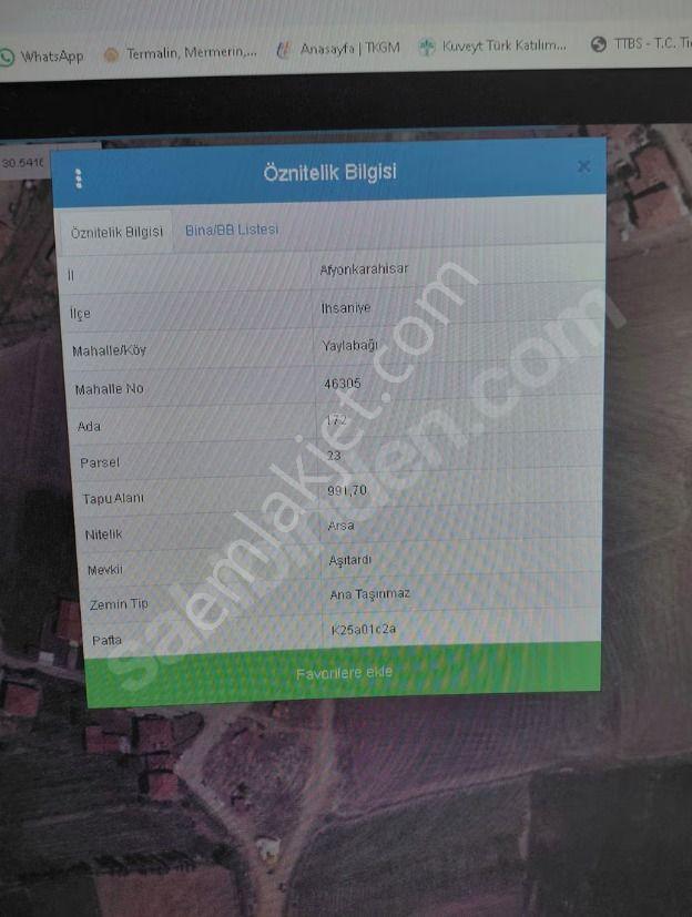 Yaylabağı Satılık 2 Adet Yan Yana İmarlı Arsa - Görsel 3