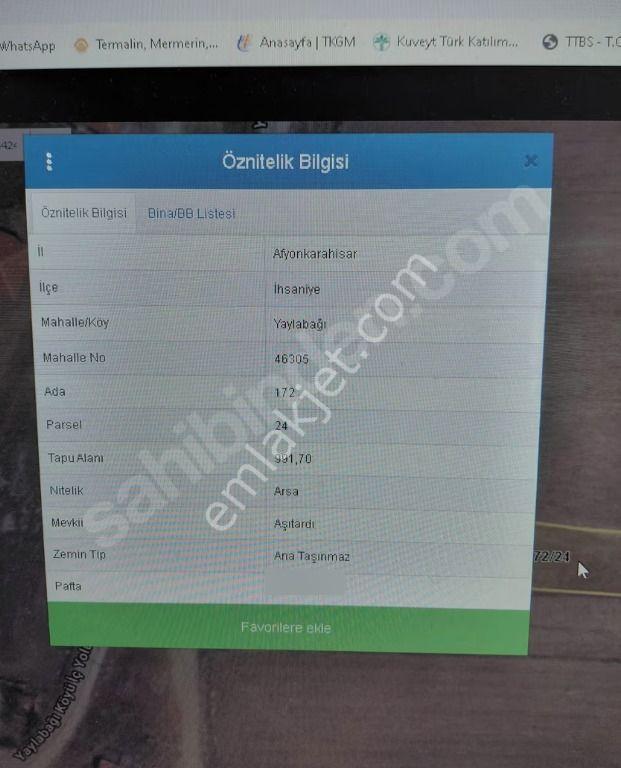 Yaylabağı Satılık 2 Adet Yan Yana İmarlı Arsa - Görsel 2