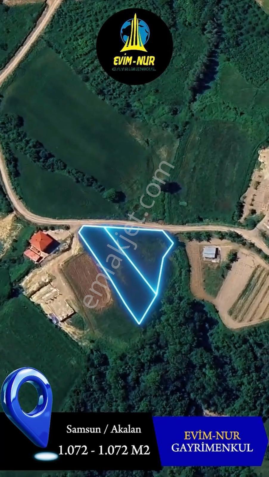 Evim-nur'dan Akalan Mah 1072m2 - 1.072m2 Acil Satılık 2 Ayrı Yatırımlık Yola Cephe - Görsel 6
