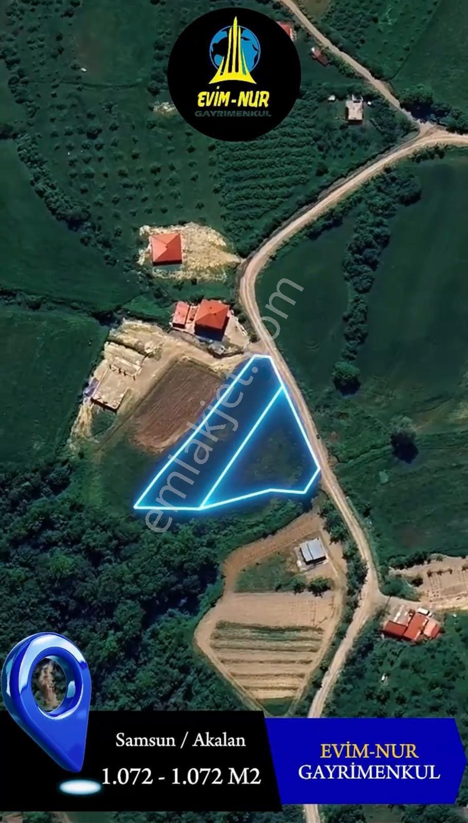 Evim-nur'dan Akalan Mah 1072m2 - 1.072m2 Acil Satılık 2 Ayrı Yatırımlık Yola Cephe - Görsel 2
