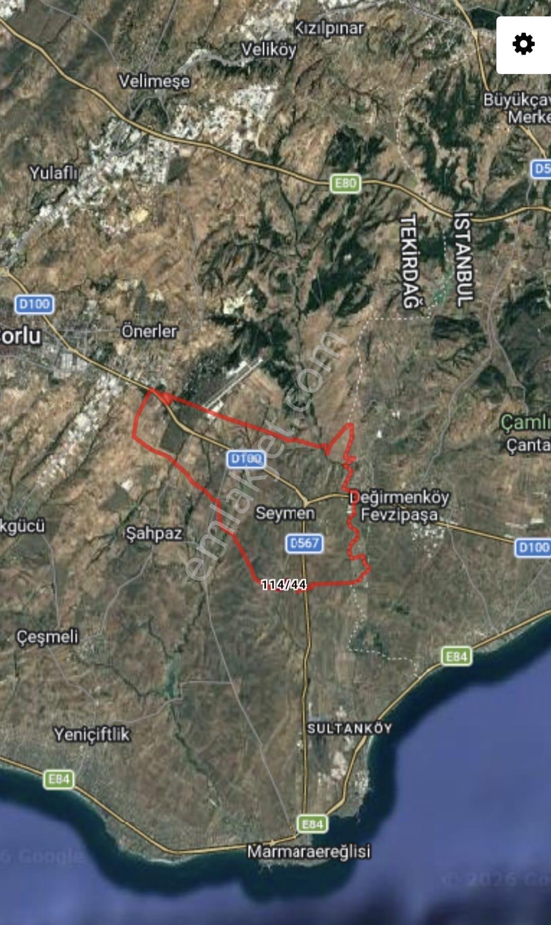 Çorlu Seymen'de Satılık Yatırımlık Tarla Hissesi - Görsel 4
