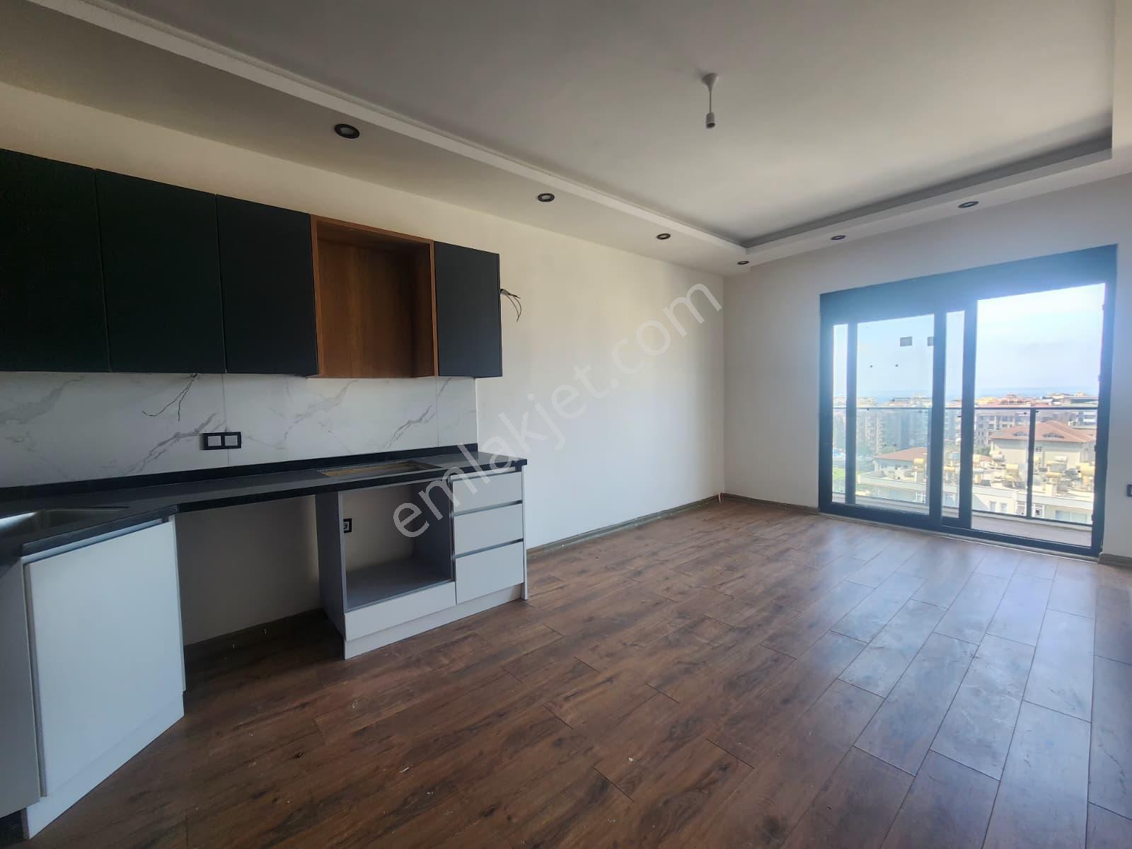 Alanya Kızlarpınarı Mahallesi Kiralık 1 +1 Amerikan Mutfak 55 M² Sıfır Deniz Manzaralı Daire - Görsel 3