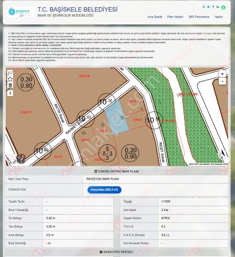 Başiskele Döngel'de Satılık 682 M²- 3 Kat İmarlı Arsa - Görsel 3
