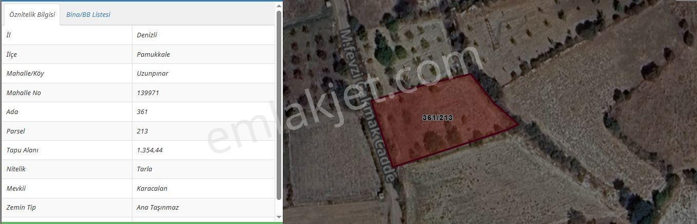 Uzunpınar Da Kadastro Yolu Açık Satılık Tarla - 1354 M² - Görsel 2