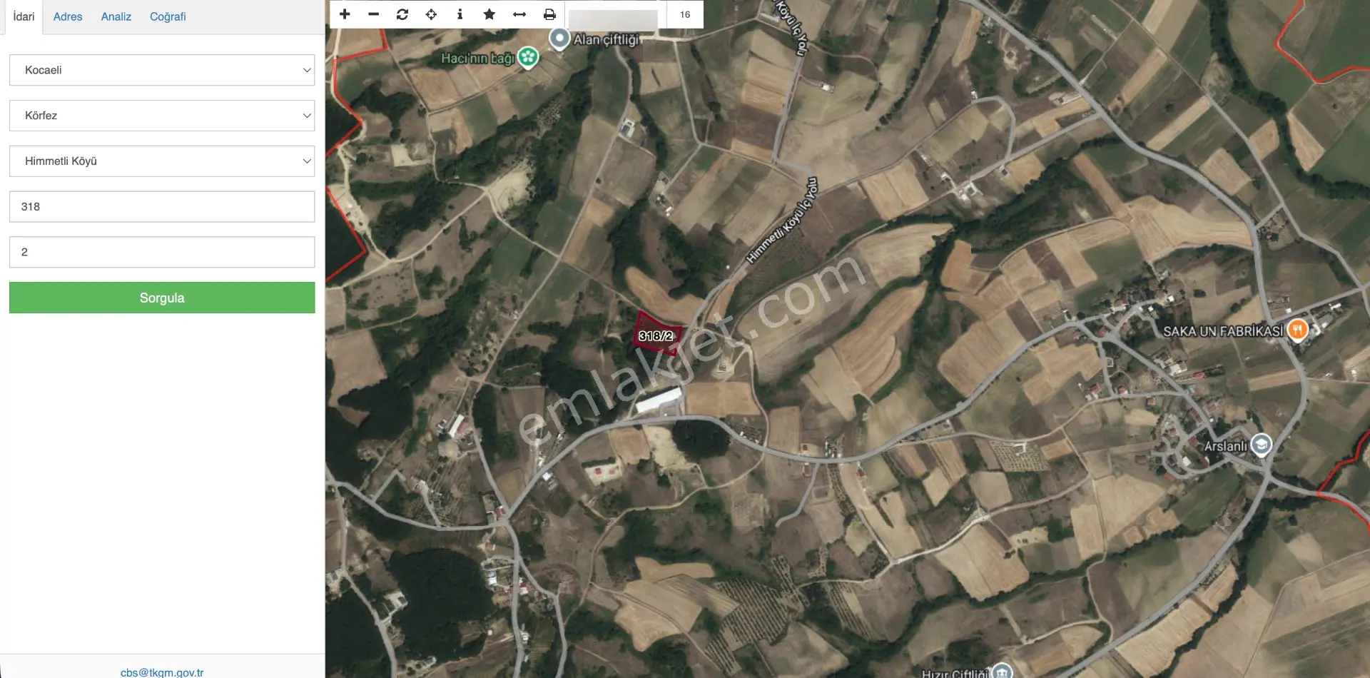 Kocaeli Körfez Himmetli Mh Asfalt 2 Parsel 4500m2 Satılık Tarla - Görsel 5