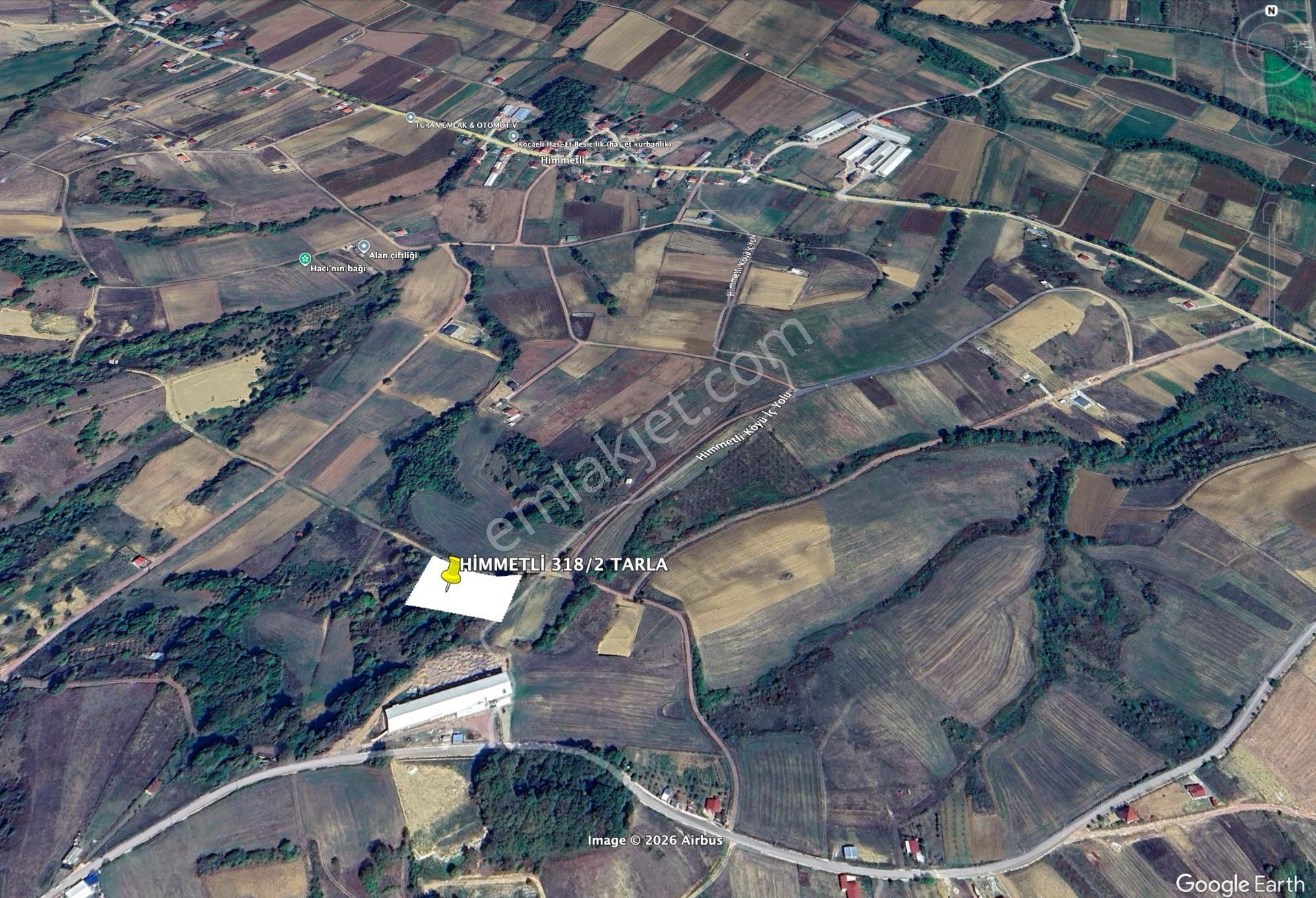 Kocaeli Körfez Himmetli Mh Asfalt 2 Parsel 4500m2 Satılık Tarla - Görsel 10