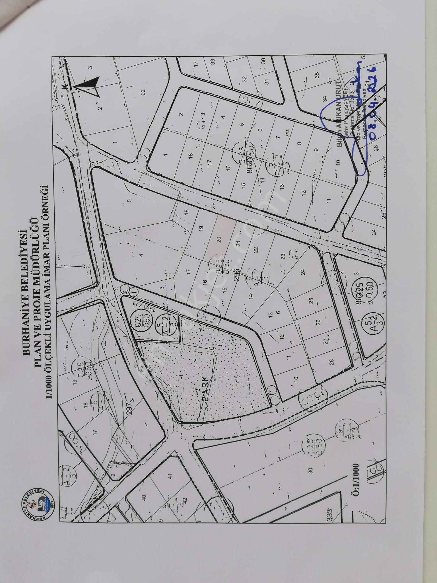 Pelitköyde Satılık Muhteşem Manzaralı %25 İmarlı Arsa - Görsel 13