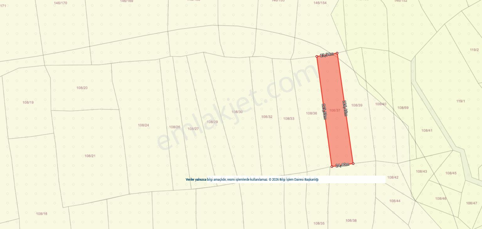 Kocaeli Karamürsel Çamdibi %5 İmarlı 6506 M2 Satılık Tarla - Görsel 17