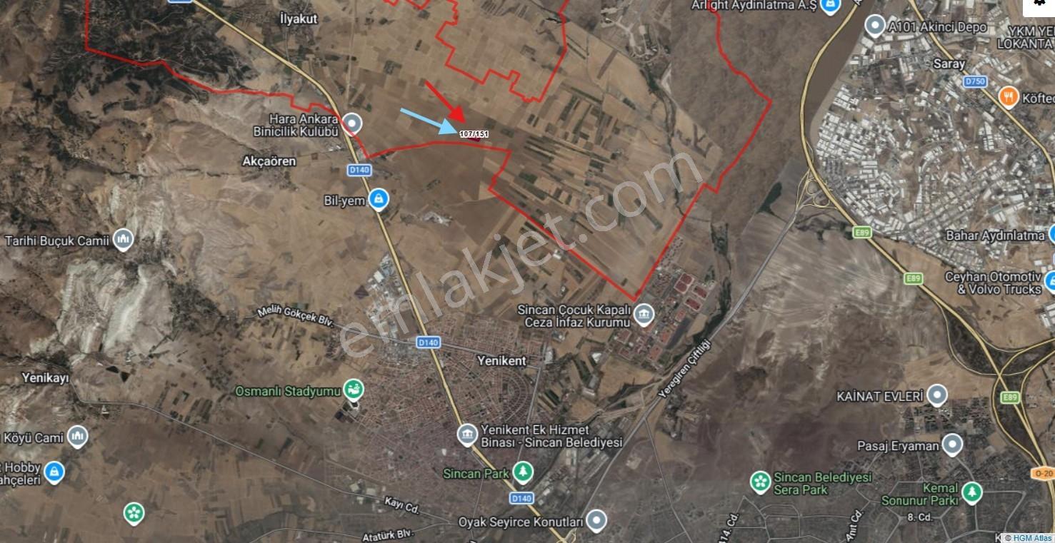 Sincan İlyakut'ta, Tai Ve Hab Osb Yakını, 5.930 M² Satılık Tarla - Görsel 6