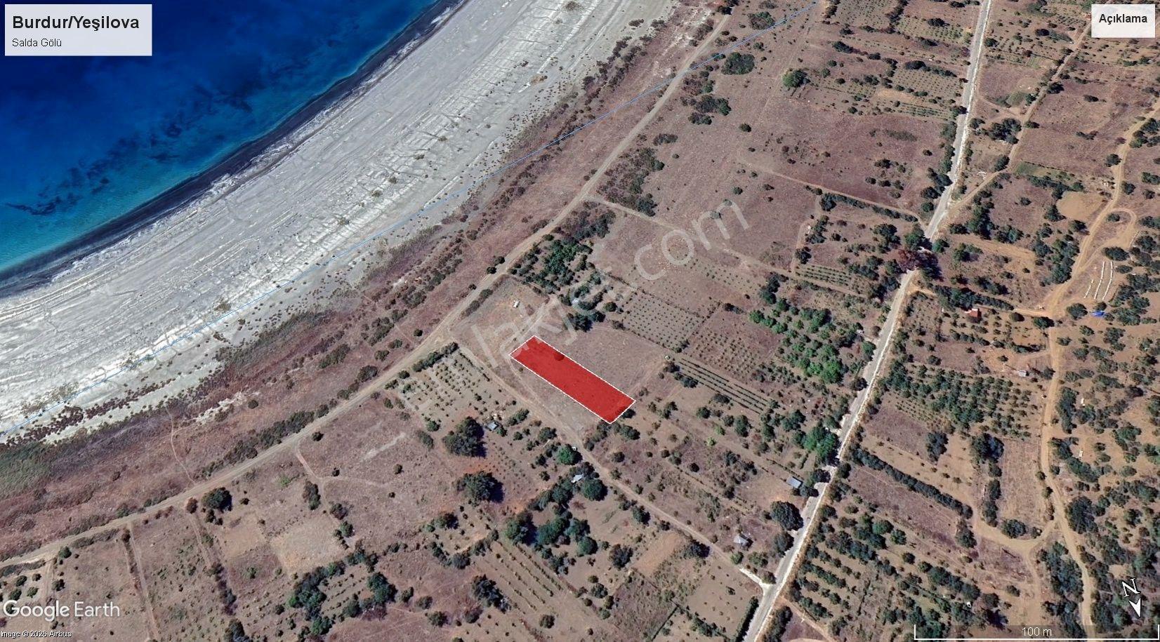 Salda Gölüne 200 Metre Mesafede 1.721 M² Yatırımlık Fırsat Arazi - Görsel 4