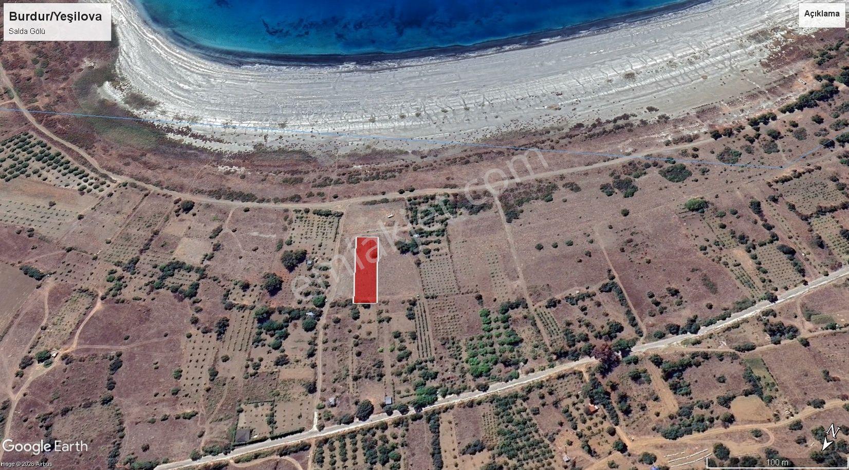 Salda Gölüne 200 Metre Mesafede 1.721 M² Yatırımlık Fırsat Arazi - Görsel 3