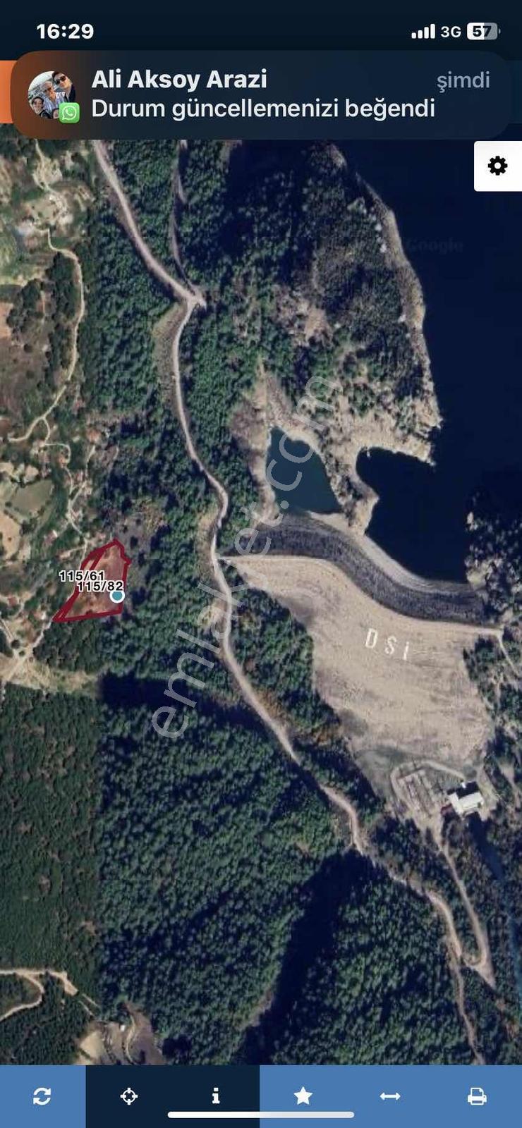 Karacaören De Göl Manzaralı 7000 M2 Arazi - Görsel 14