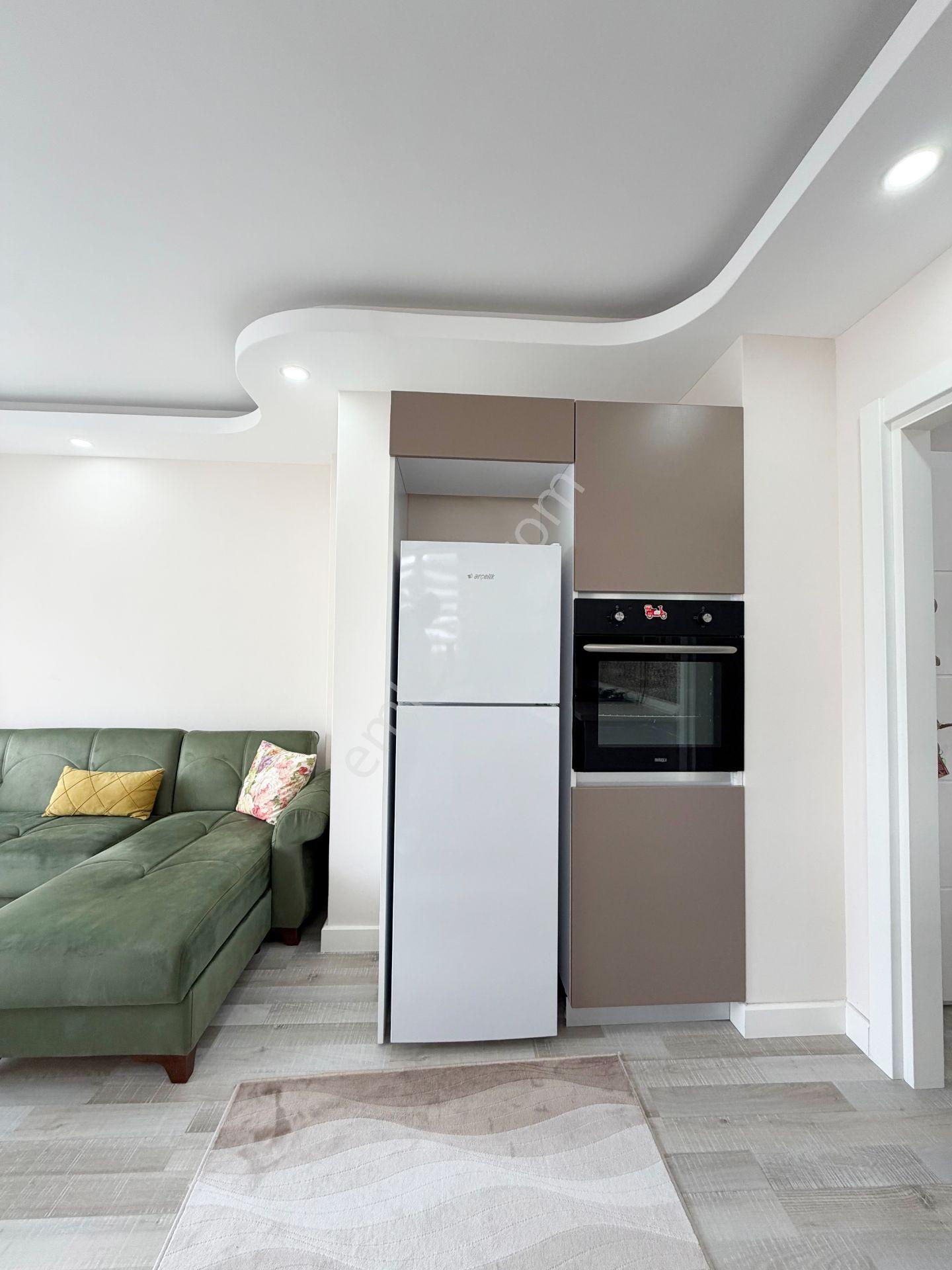 Sahile Yakın Çok Geniş Eşyalı 1+1 Çift Balkon - Görsel 13