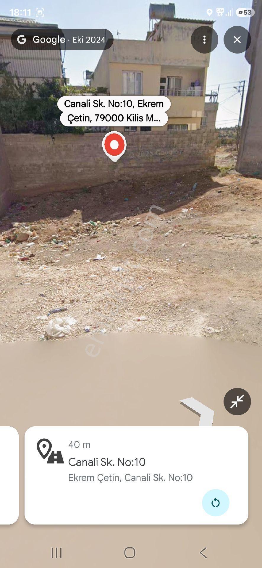 Kilis Merkez Ekrem Çetin Mahallesinde Yapıma Uygun Arsa - Görsel 3