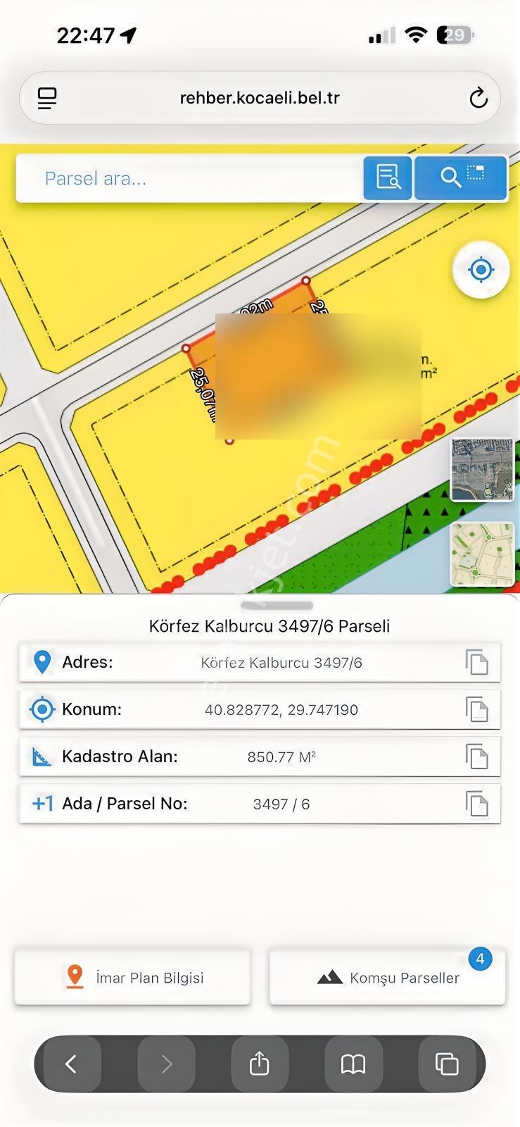 Acil / Konut İmarlı Yatırımlık Arsa