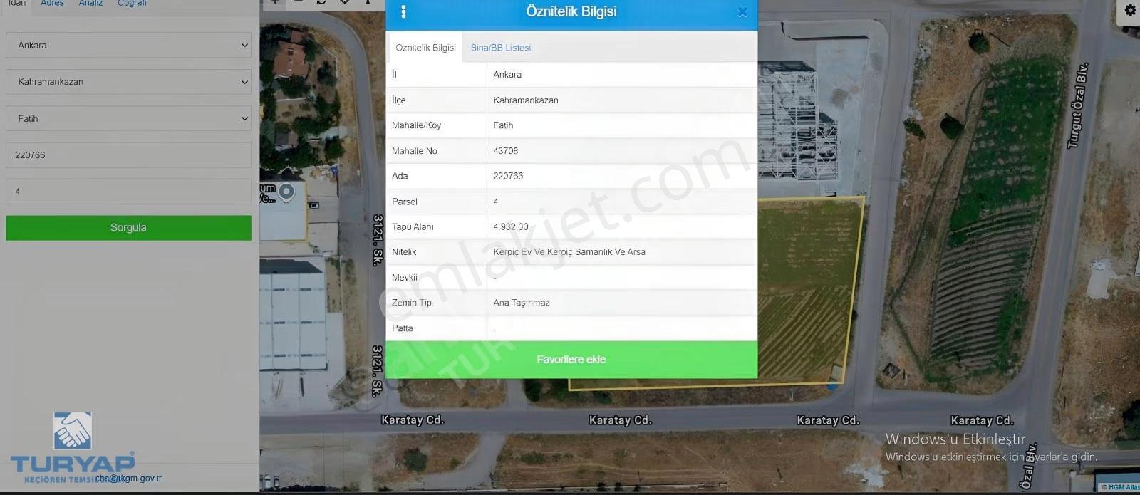 Kahramankazan'da Et Avm Yanı Satılık Fabrika&depo Arsa Hissesi - Görsel 5