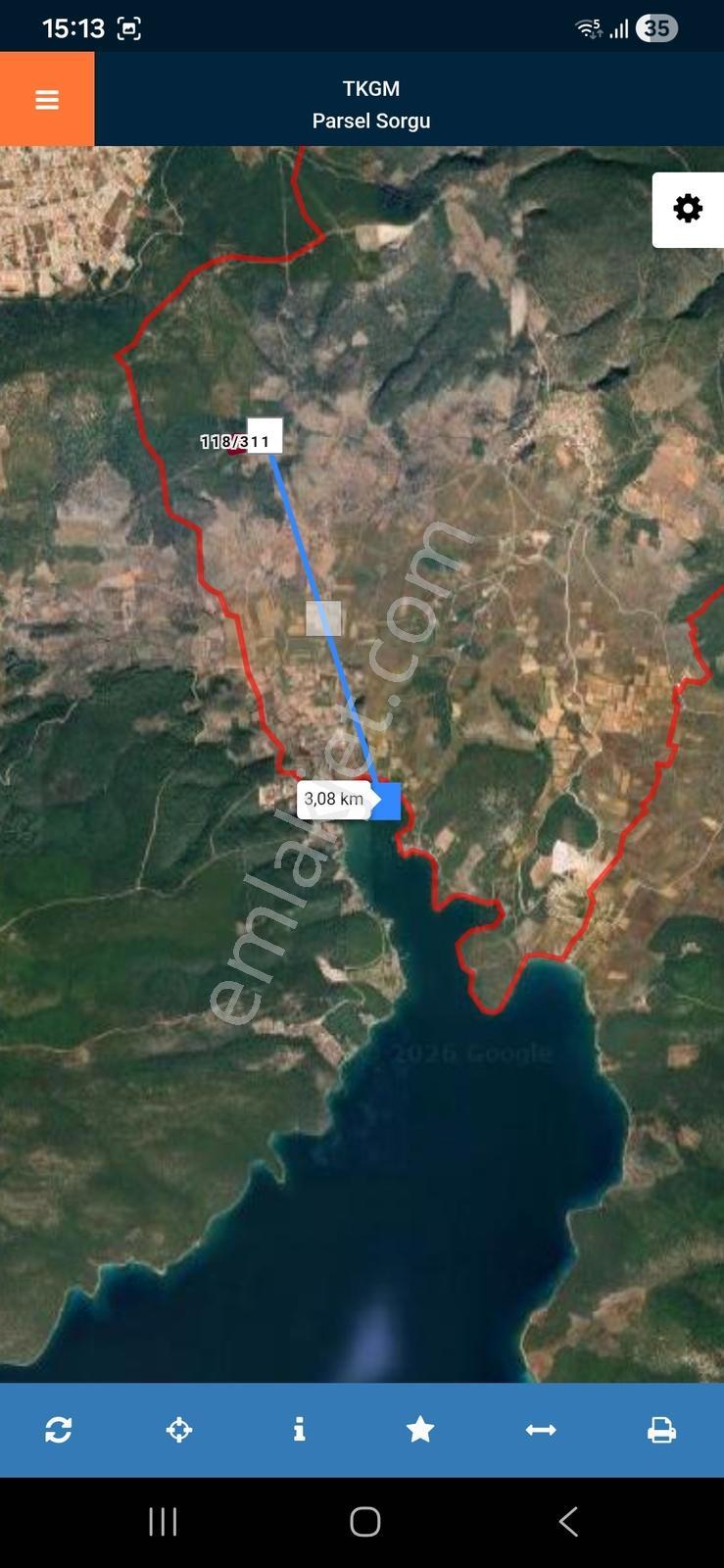 Muğla Milas Kazıklı'da Satılık 17000m² Zeytinlik - Görsel 5