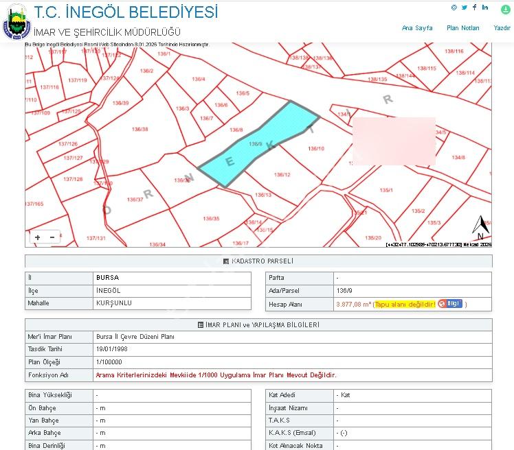 Akbaşlar Gayrimenkul'den Kurşunlu Mahallesinde Satılık Tarla - Görsel 12